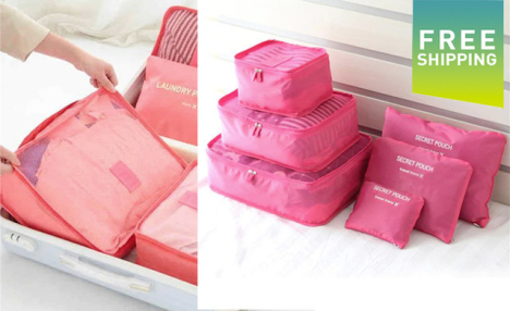 $22.95 for a 6-Pack Travel Bag Set (a $58.50 Value)