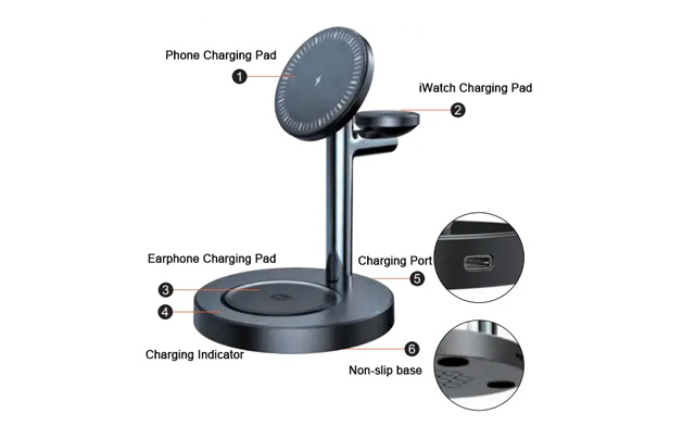 Image of $18.99 for a 3-in-1 Apple Charging Station (a $39.99 Value)