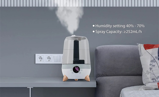 Image of $27 for a 3.5L Ultrasonic Cool Mist Air Humidifier & Diffuser (a $49.99 Value)