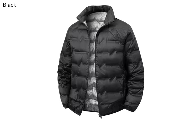 Image of $91 for Men's White Duck Down Winter Jacket (a $109.99 Value)