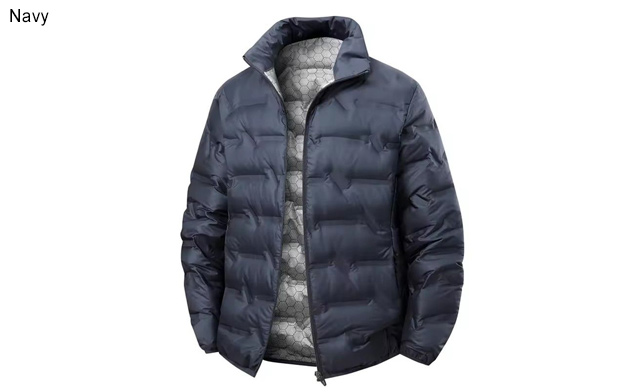 Image of $91 for Men's White Duck Down Winter Jacket (a $109.99 Value)