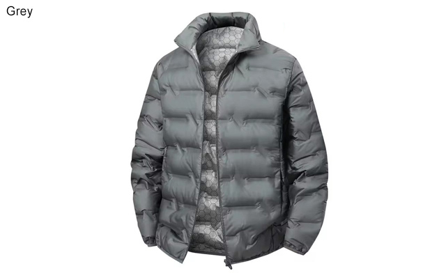 Image of $91 for Men's White Duck Down Winter Jacket (a $109.99 Value)