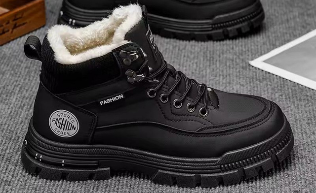 Image of $51 for Men's Fleece-Lined Winter High-Top Boots (a $109.99 Value)