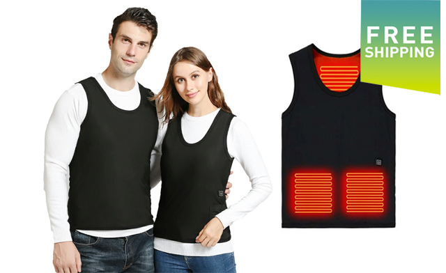 Image of $44.99 for a Unisex 5-Zone Heated Winter Vest (a $69.99 Value)