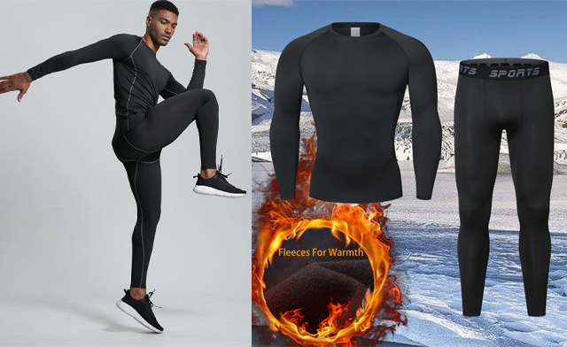 Image of $31.99 for Fleece Sportswear Thermal Underwear (a $45.99 Value)