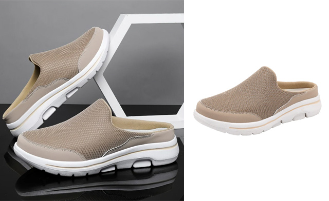 Image of $34.99 for Men's Breathable Slip-On Mules (a $49.99 Value)