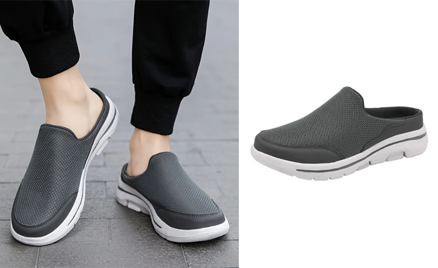 Image of $34.99 for Men's Breathable Slip-On Mules (a $49.99 Value)