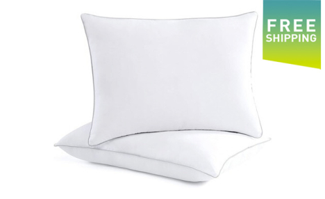 $24.95 for a 2-Pack of Piping Pillows - King Size (a $59.99 Value)