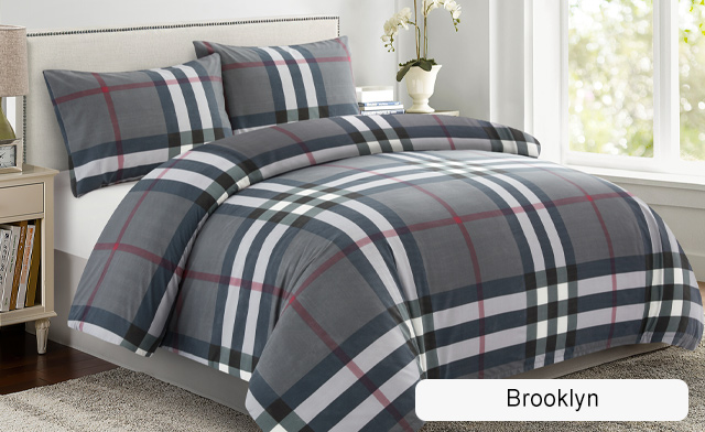 Image of Up to 79% off a Printed Duvet Cover Set