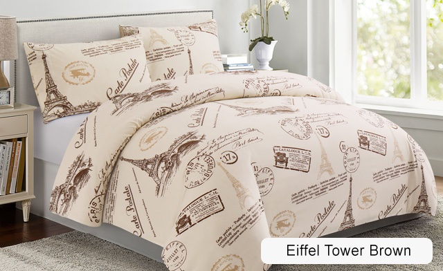 Image of Up to 79% off a Printed Duvet Cover Set