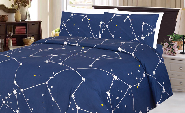 Image of Up to 79% off a Printed Duvet Cover Set