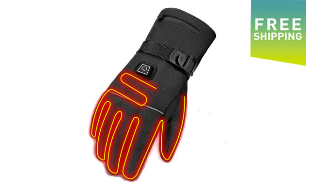 Image of $37.95 for Rechargeable Heated Touchscreen Gloves (a $79 Value)