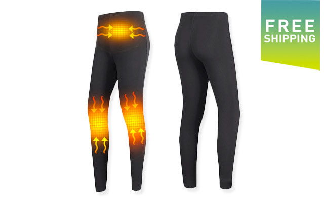 Image of $59.95 for Unisex Electric Thermal USB Heating Pants (a $124.50 Value)
