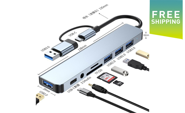 Image of $19.99 for a Multifunctional USB Hub (a $25.49 Value)