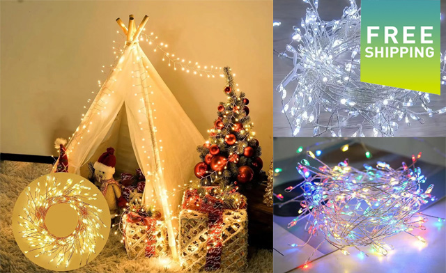Image of $19.99 & Up for Christmas LED Copper Wire Lights