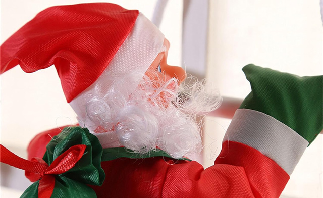 Image of $19.99 & Up a Santa Doll Ladder Window Display (a $39.99 Value)