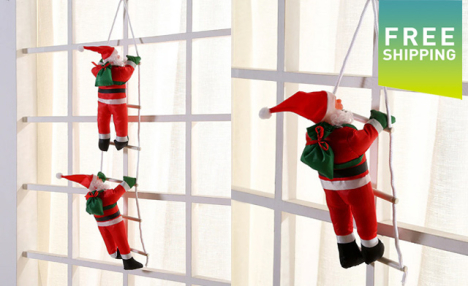 $19.99 & Up a Santa Doll Ladder Window Display (a $39.99 Value)
