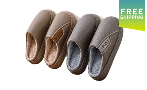 $22.99 for Men's Winter Cotton Slippers (a $49.99 Value)