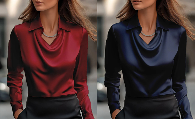 Image of $26.99 for a Women’s Elegant Collared Shirt (a $44.99 Value)