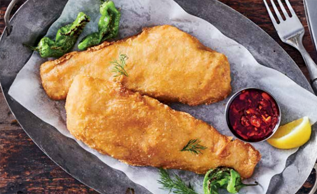 Image of $39.99 for 5 lbs of Golden Ale Battered Haddock (a $65 Value)