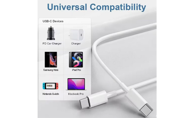 Image of $26.99 for a Pack of 6-Foot USB-C to USB-C Fast Charging Cables