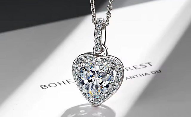 Image of $22.95 for a Sterling Silver Heart Pendant Necklace (a $41.99 Value)