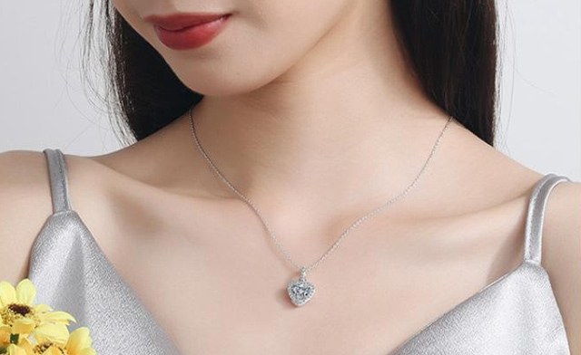 Image of $22.95 for a Sterling Silver Heart Pendant Necklace (a $41.99 Value)