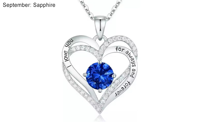 Image of $24.95 for a Birthstone Pendant Necklace (a $51.99 Value)