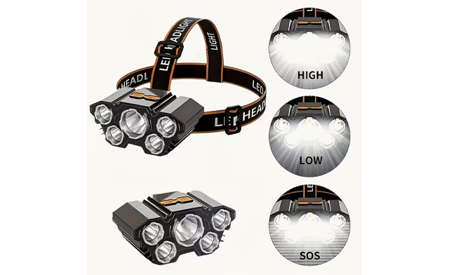 Image of $24.99 for Rechargeable 5-LED Headlamps (a $36.68 Value)