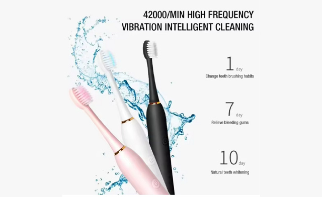 Image of $18.99 for an Electric Toothbrush Set with 4 Brush Heads