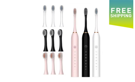 $18.99 for an Electric Toothbrush Set with 4 Brush Heads