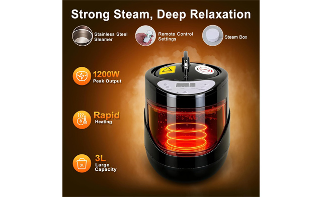 Image of $139.99 for a HyberVital Portable Steam Sauna Box (a $249.97 Value)