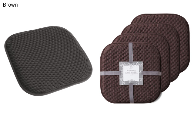 Image of $32.99 for a Pack of Memory Foam Honeycomb Chair Cushions