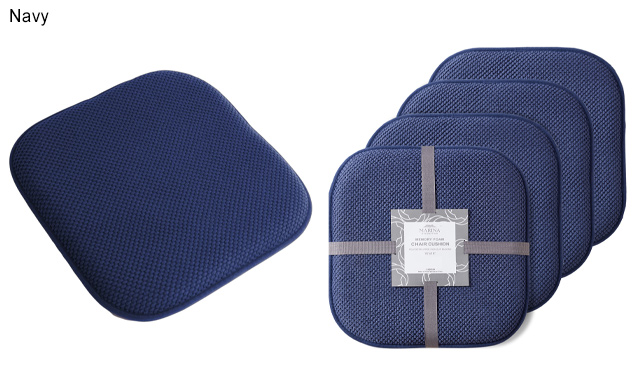 Image of $32.99 for a Pack of Memory Foam Honeycomb Chair Cushions