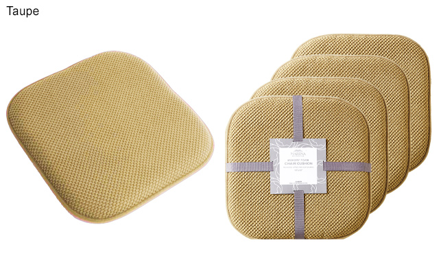 Image of $32.99 for a Pack of Memory Foam Honeycomb Chair Cushions