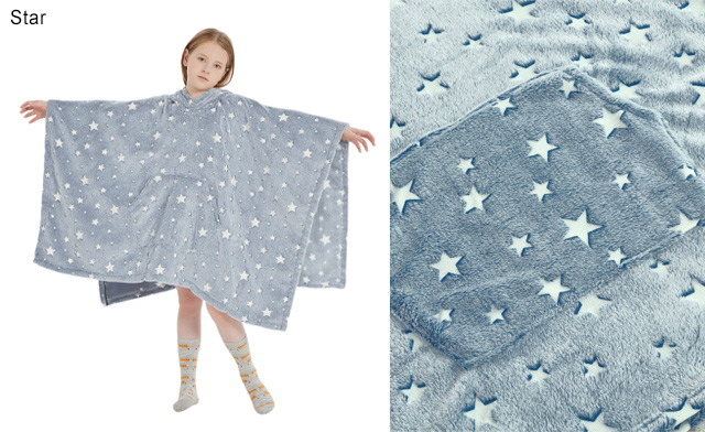 Image of $25.99 for a Kids Glow-in-the-Dark Hooded Blanket (a $31.99 Value)