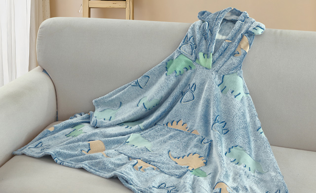 Image of $25.99 for a Kids Glow-in-the-Dark Hooded Blanket (a $31.99 Value)