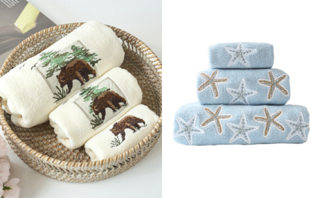 $32.99 for an Embroidered Towel Set (a $53.98 Value)