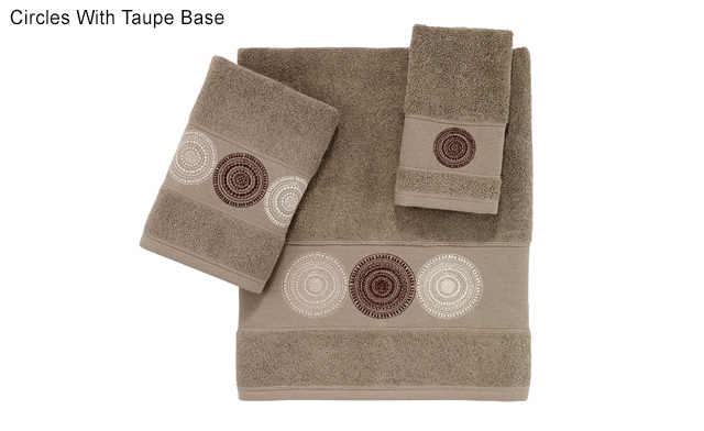 Image of $32.99 for an Embroidered Towel Set (a $53.98 Value)
