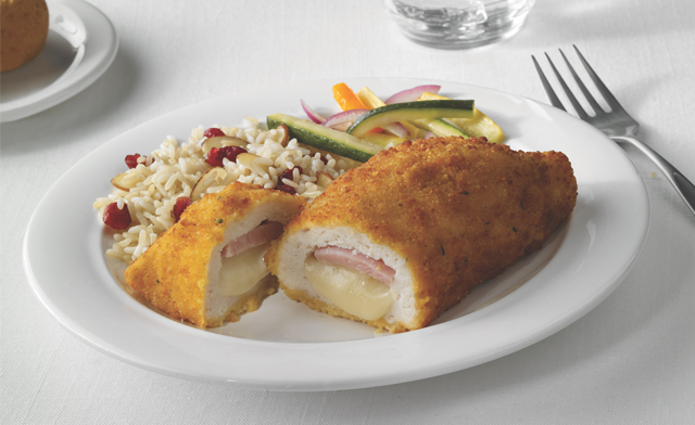 Image of $54.99 for 4.5 lbs of Chicken Cordon Swiss (a $89 Value) - Pick Up