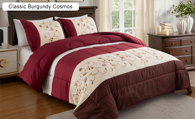 Image of $33.95 & Up for a Printed 3-Piece Comforter Set