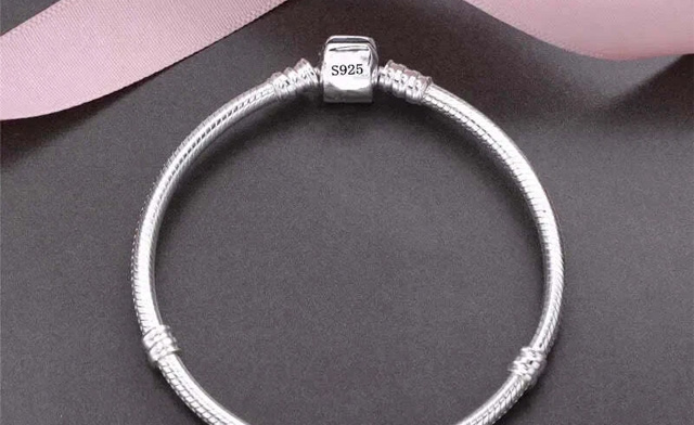 Image of $18.49 for a 925 Sterling Silver Snake Bone Bracelet (a $26.60 Value)