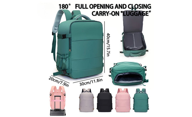 Image of $40.95 for an Air-Approved Travel Backpack (a $55 Value)