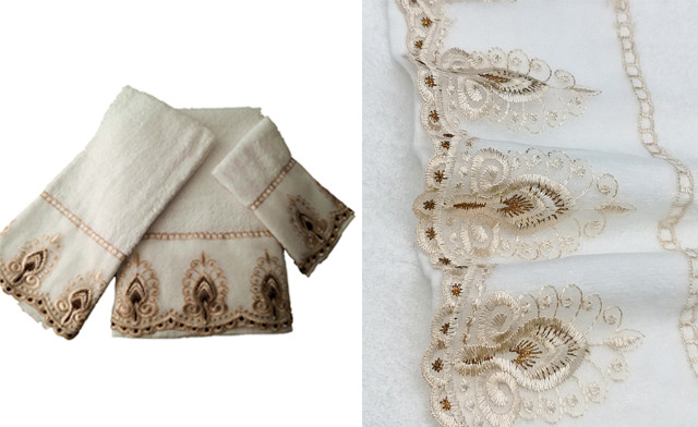 Image of $24.95 for a Sheer 3-Piece Towel Set (2-Pk)