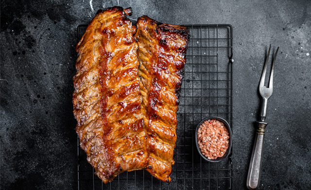 Image of $27.99 for 2 x Cooked BBQ St. Louis Side Ribs (a $40 Value)