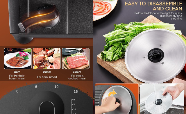 Image of $49.95 for a FOHERE Electric Meat Slicer (a $99.99 Value)