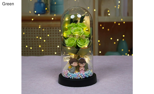 Image of $33.99 for an Eternal Rose Starry Sky Glass Decor (a $68 Value)