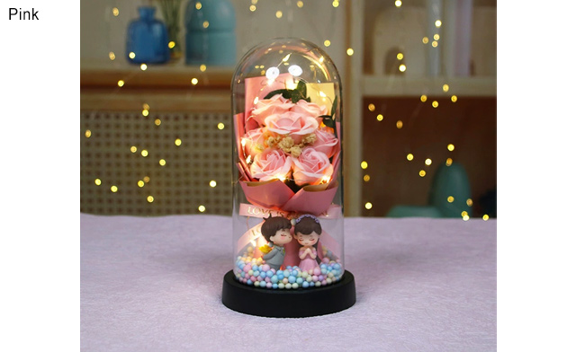 Image of $33.99 for an Eternal Rose Starry Sky Glass Decor (a $68 Value)