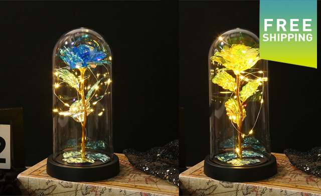Image of $27.95 for an LED Eternal Rose Ornament (a $50 Value)