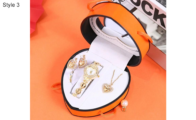 Image of $39.95 for a Ladies’ Quartz Watch Set (a $119 Value)